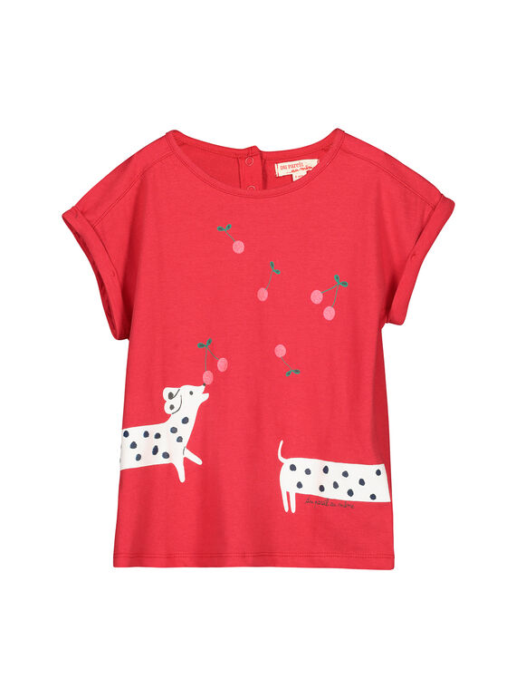 Camiseta con estampado de fantasía para niña FACOTI2 / 19S90182TMC050