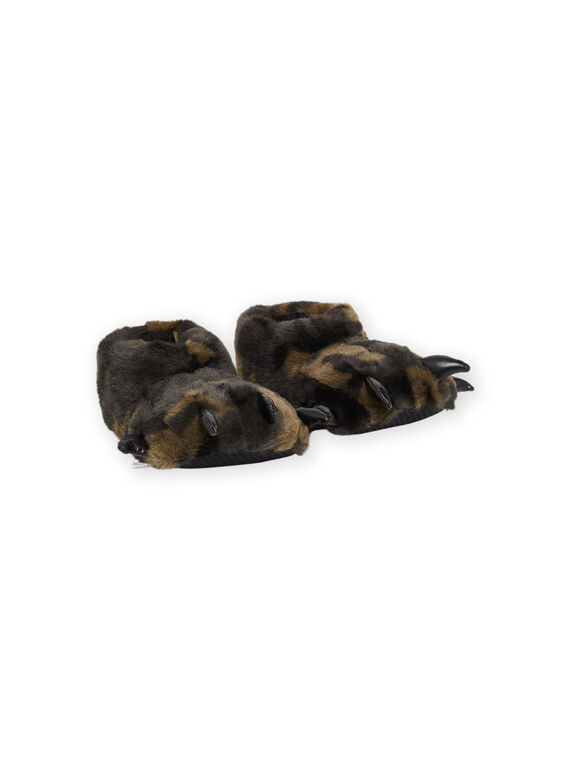Zapatillas de casa con dibujo de patita de monstruo POPANTMONSTR / 22XK3651PTD600