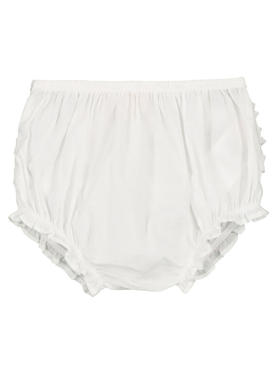 Cubrepañal de color blanco para bebé niña FIJOBLOO6 / 19SG09G1BLR000