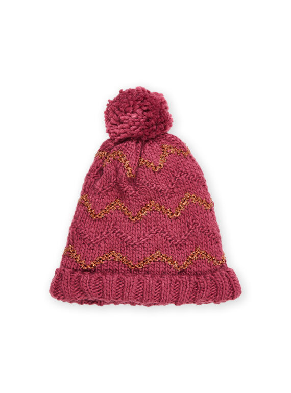 Gorro de jacquard PYAPOMBON / 22WI01F2BON718