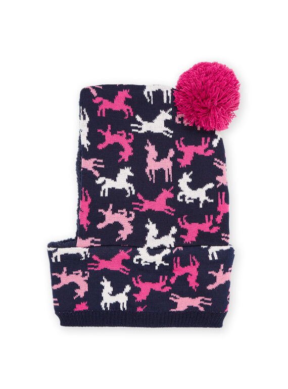 Pasamontañas con estampado de unicornio PYAPRACAG / 22WI01G2CAG070