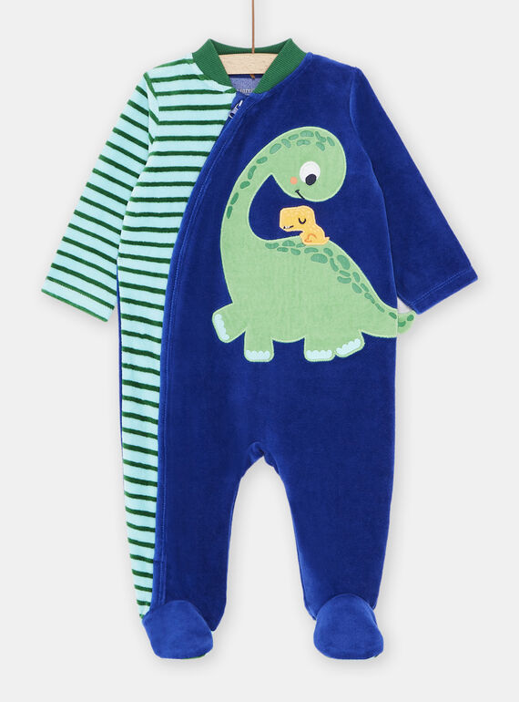 Pelele azul con estampado de rayas para niño SEGAGREDIN / 23WH1431GREC231