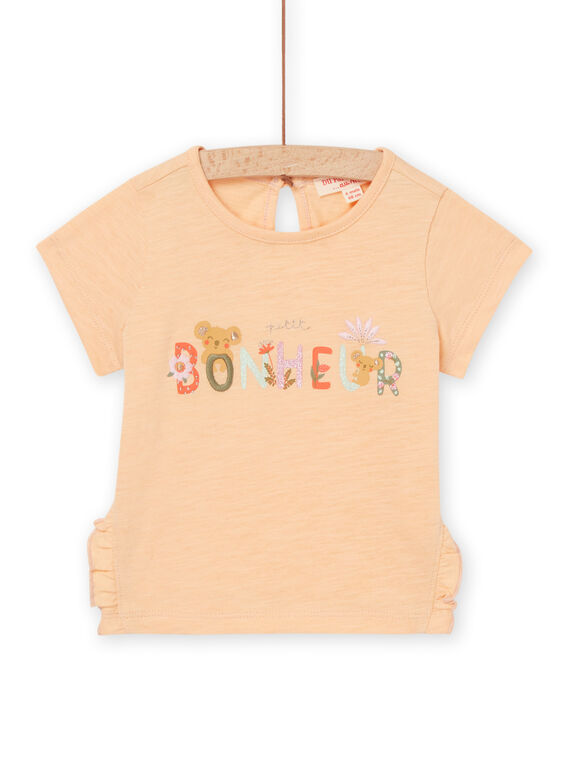 Camiseta de manga corta con dibujo y texto RIMAGTI / 23SG09T1TMCE413