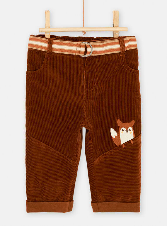 Pantalón marrón SUCOUPAN1 / 23WG10L1PANI801