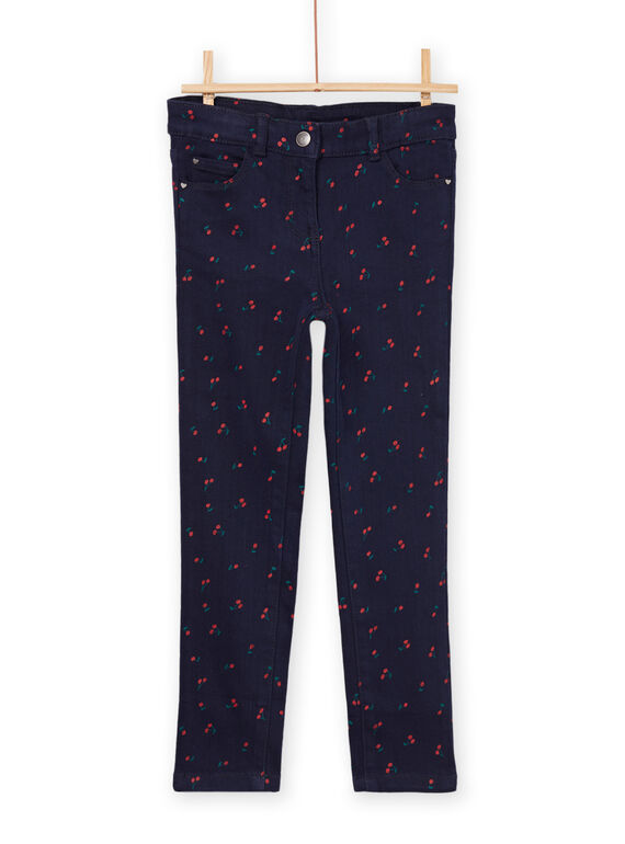Pantalón de tela con estampado de cereza PAJOPANT2 / 22W901B3PAN070