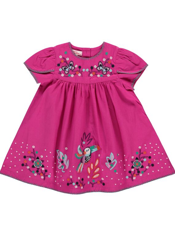 Baby girls' dress CIGAUROB2 / 18SG09L2ROB304