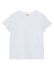 Camiseta de manga corta lisa de color blanco para niño JOESTI1 / 20S90262D31000