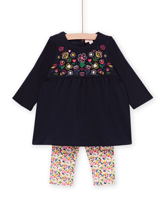 Vestido de manga larga y leggings con estampado PIMUENS / 22WG09R1ENSC243