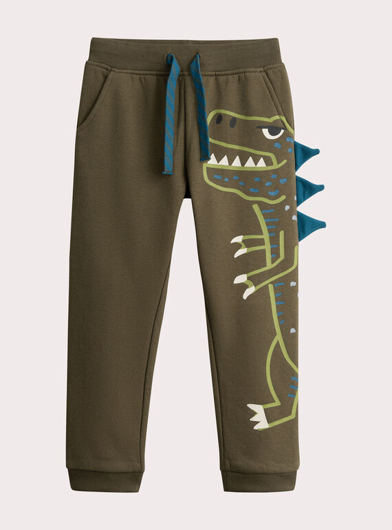 Jogging de animación de dinosaurio caqui para niños  VOKLIJOG / 24W90241JGB609