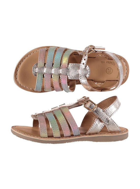 Sandalias bimateria para niña FFSANDMILA / 19SK35D5D0E954
