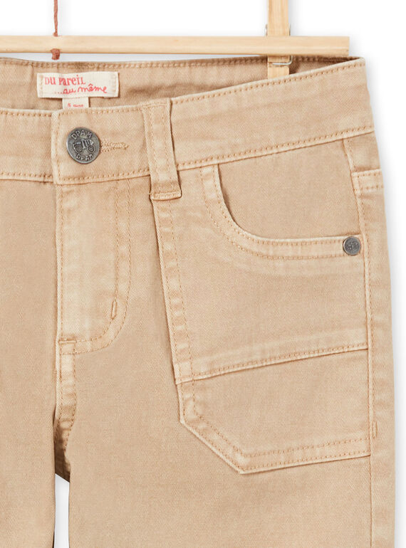 Vaquero beige para niño MOCOPAN / 21W902L1PAN811
