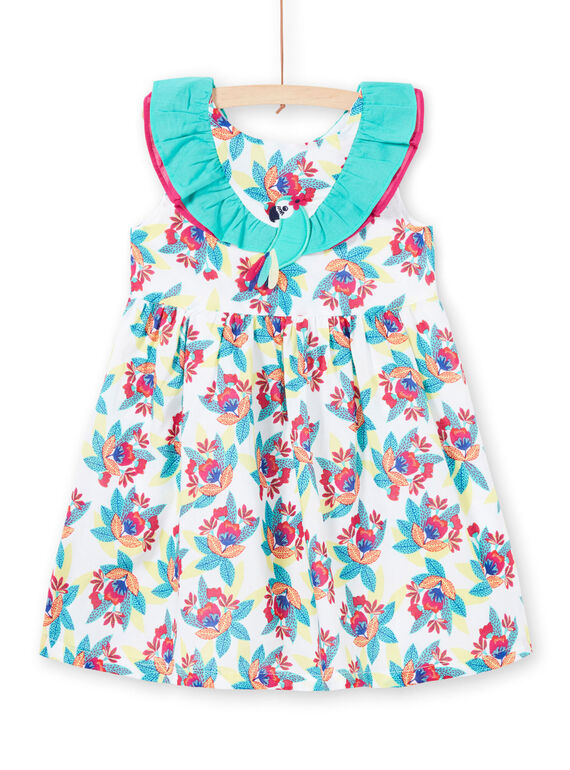 Vestido sin mangas con estampado floral para niña JAMAROB4 / 20S901P1ROB000