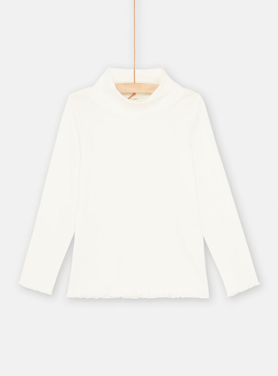 Jersey fino de color crudo para niña SAJOSOUP2 / 23W901N8SPL001