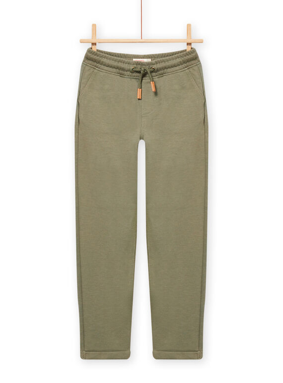 Pantalón verde caqui de milano para niño NOVIPAN / 22S902M1PAN604
