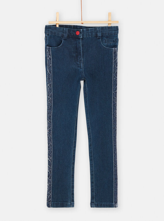 Vaquero azul para niña SAFORJEAN / 23W901K1JEAP274