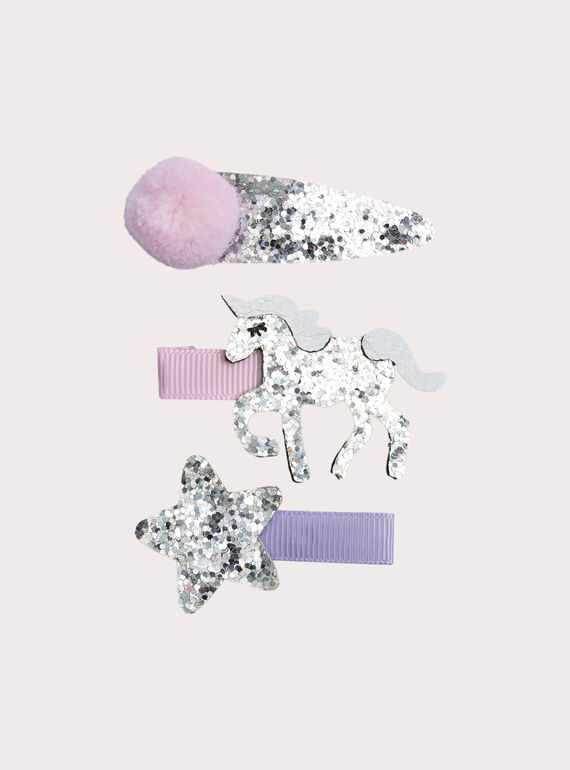 Silver HAIRCLIP XYAJOCLIP1 / 25WI01I6BRT956
