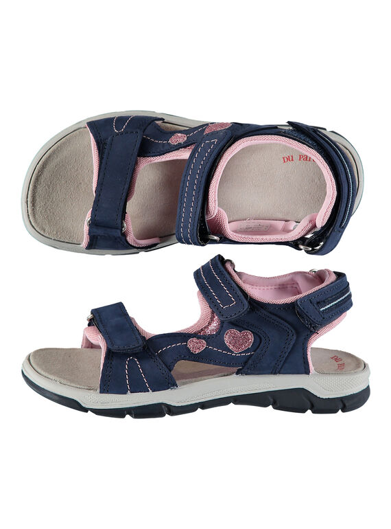 Sandalias bimateria para niña FFSANDION / 19SK35K2D0E070