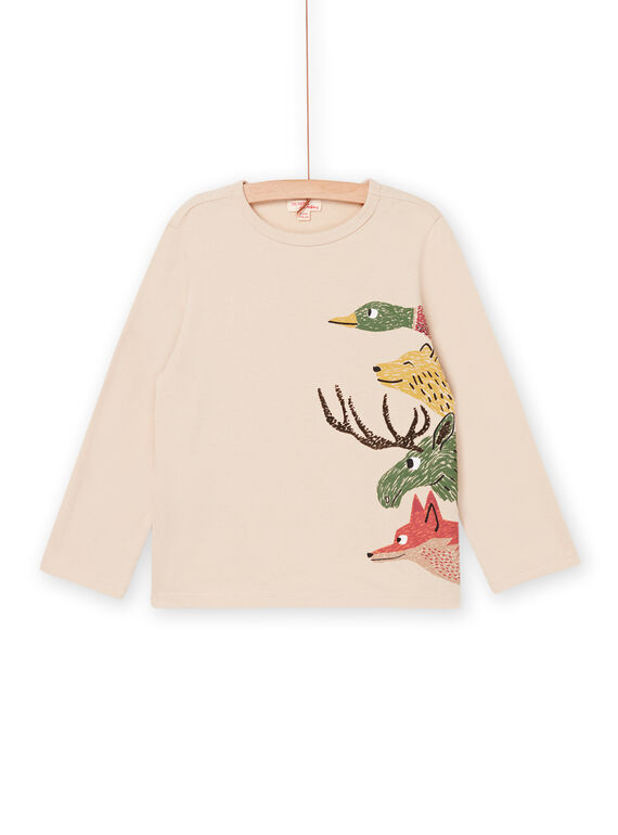 Camiseta de manga larga con estampado de animales del bosque PORHUTEE4 / 22W902Q1TMLA016