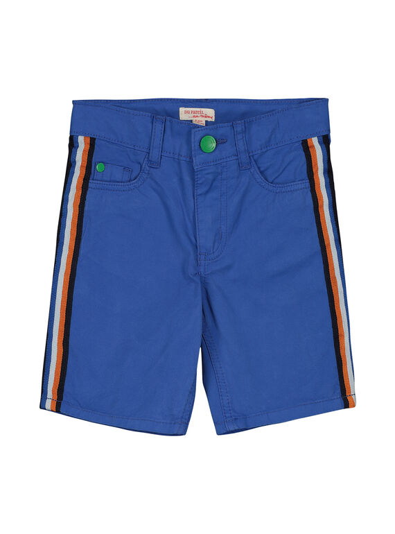 Bermudas de color azul para niño FOCOBER2 / 19S90282BER703