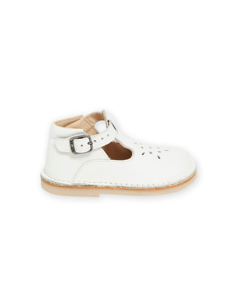 Salomés perforadas blancas para bebé niño NUSALBASIB / 22KK3852D13000