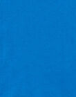 Camiseta de algodón de color azul para niño LOBLETEE2 / 21S902J3TML702