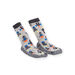 Calcetines zapatilla con estampado de cohete