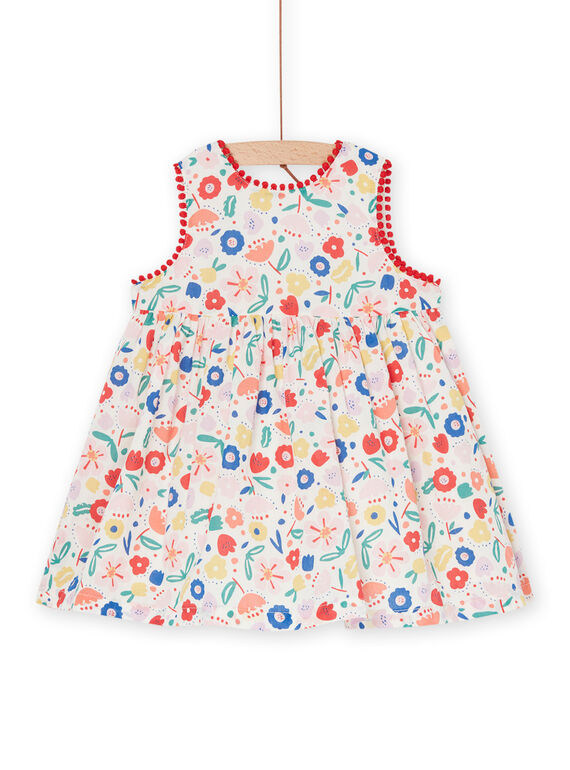 Vestido multicolor con estampado de flores RINAUROB1 / 23SG09N2ROB001