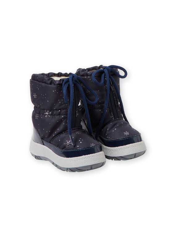 Botas de nieve de color azul marino para niña GBFMONTMEP / 19WK37W2D3N070