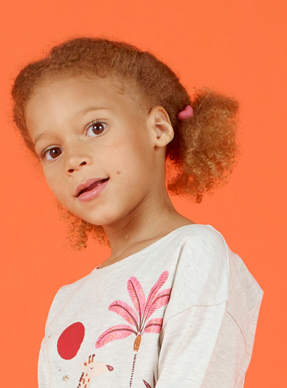 Pack de 3 gomas para el pelo con corazones a juego para niña MYAFUNELA / 21WI01T6ELAH700