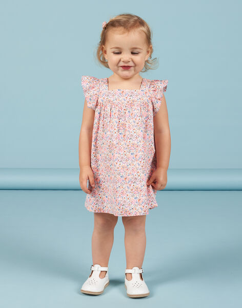 Vestido de gasa de algodón con estampado floral para bebé niña : comprar  online - Vestidos | DPAM