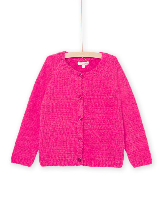 Cárdigan de color fucsia PAJOCAR4 / 22W901D2CARD320