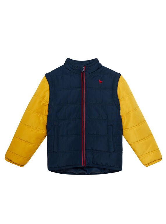 Anorak ligero con mangas extraíbles bicolor para niño JOGRODOU / 20S902I3BLO705
