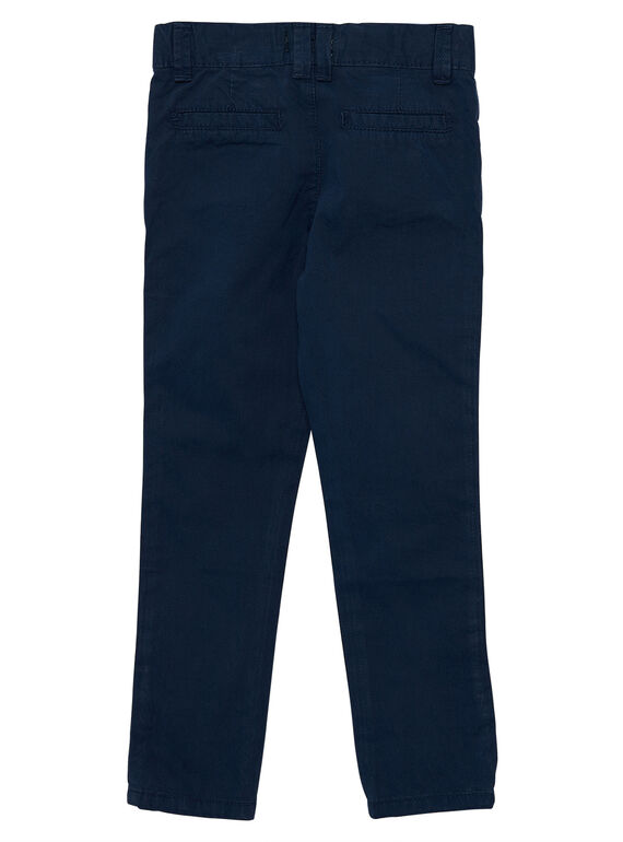 Pantalón chino de color azul marino para niño JOJOPACHI2 / 20S90242D2B705
