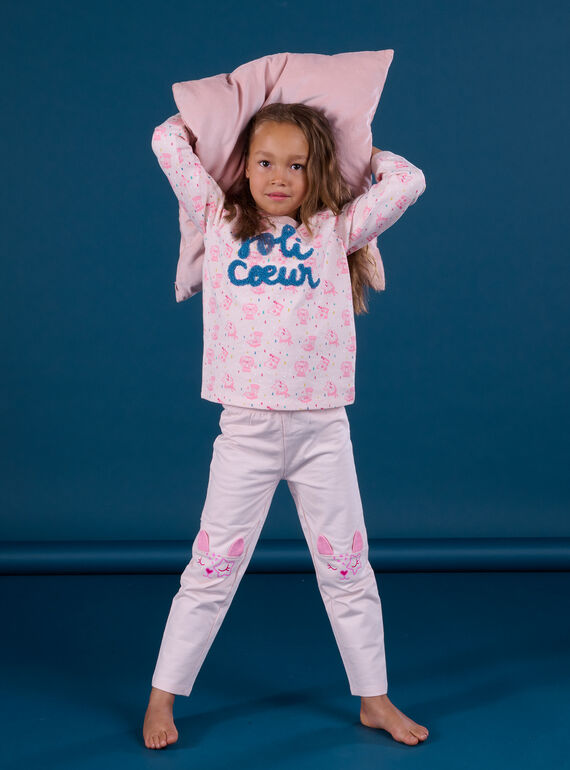Pijama de sudadera y pantalón con dibujo 3D PEFAPYJDOG / 22WH1122PYJ005
