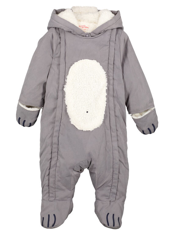 Buzo de color gris para bebé niño GUGROPIL / 19WG10G1PILJ902