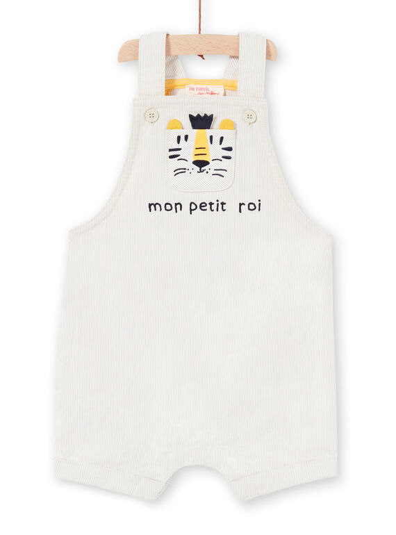 Peto de color beige para bebé niño LUBALSAC / 21SG10O1SAC632