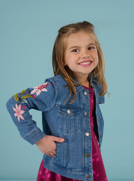 Chaqueta vaquera azul denim claro RAMAGVEST / 23S901J1VESP272