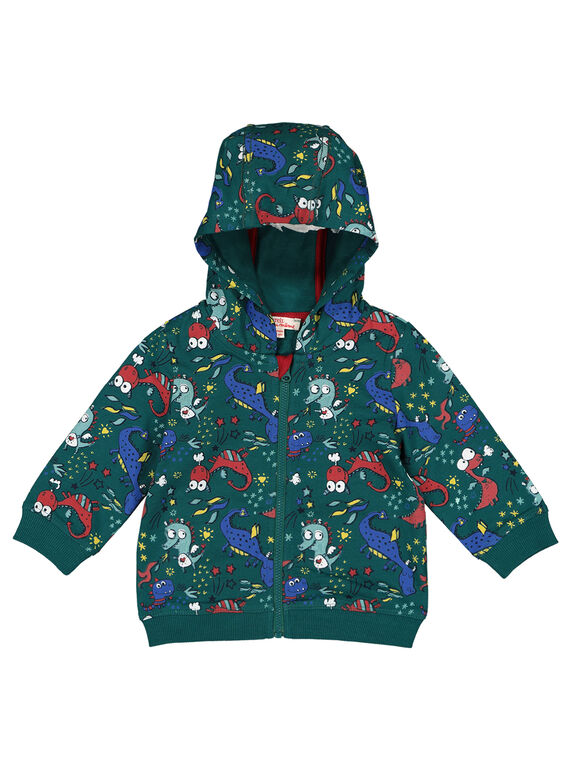 Cárdigan con capucha con estampado de dinosaurio GUVEGIL / 19WG1021GIL608