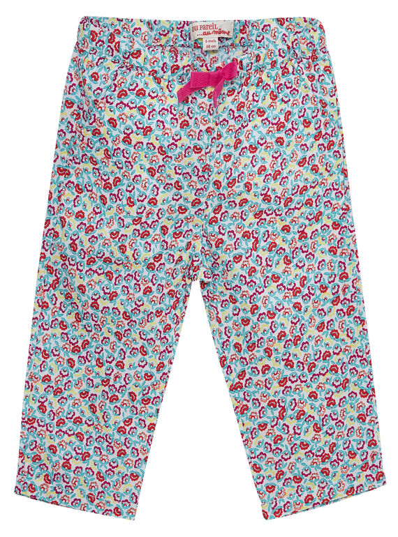 Pantalón estampado para niña bebé JIMARPAN / 20SG09P1PAN000