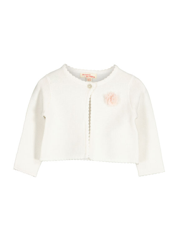 Cárdigan-bolero de lana para bebé niña FIPOCAR1 / 19SG09C1CAR000