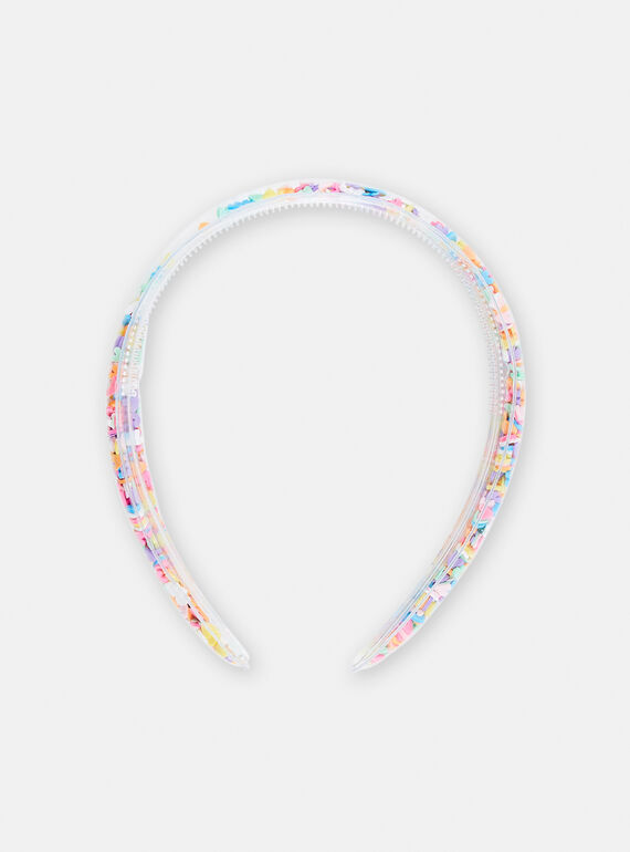 Diadema transparente con brillo para niña TYAJOSERR2 / 24SI01E2TET961