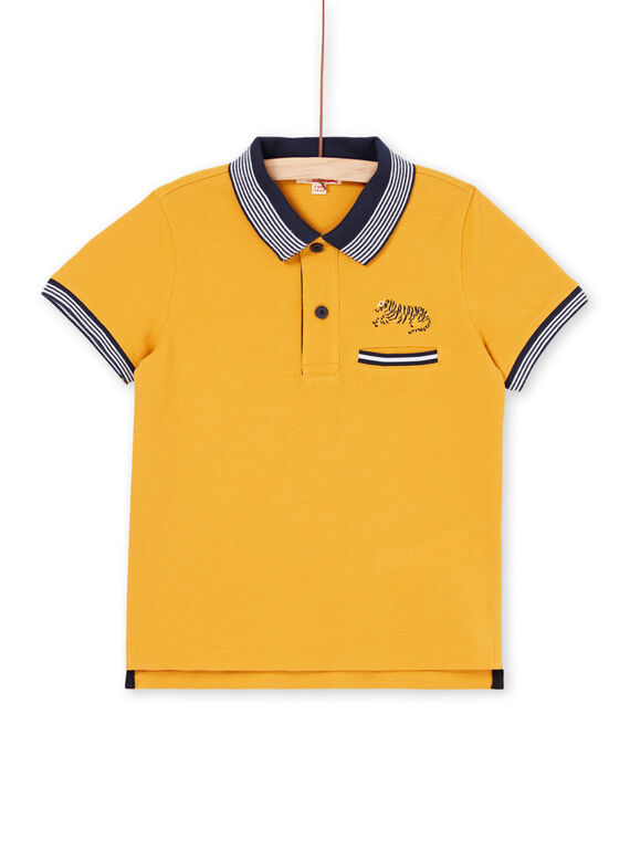 Polo amarillo y azul marino - Niño LOJAUPOL / 21S902O1POL107