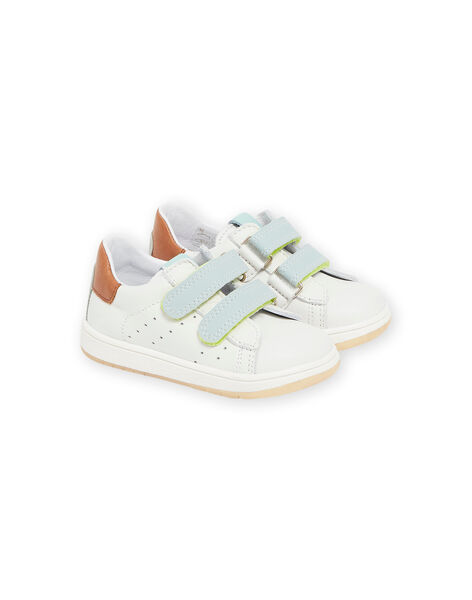 Zapatillas de piel blancas RUBASDAMO / 23KK3822D3F000