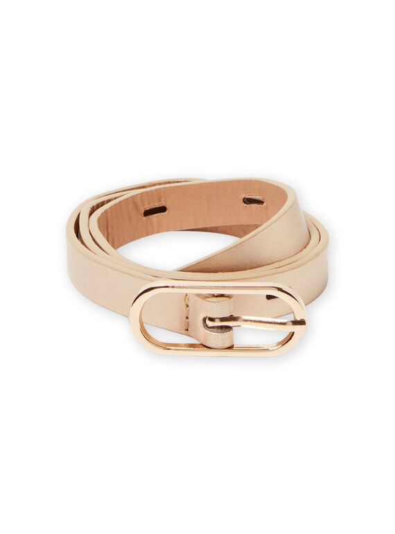 Cinturón de color rosa dorado para niña MYAESBELT2 / 21WI01E3CEI955