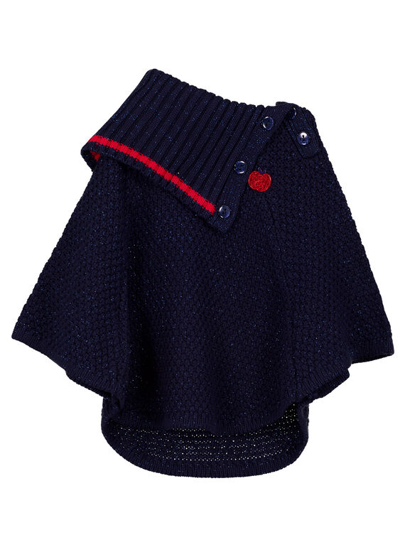 Poncho Azul marino Du Pareil Au Meme GASANCAPE / 19W901C1PON070