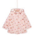 Abrigo impermeable con capucha con estampado de arcoíris PALEOIMPER / 22W901F2IMPD319