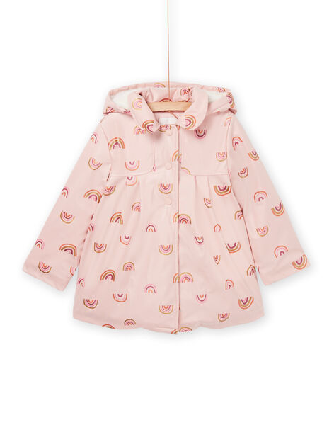 Abrigo impermeable con capucha con estampado de arcoíris PALEOIMPER / 22W901F2IMPD319
