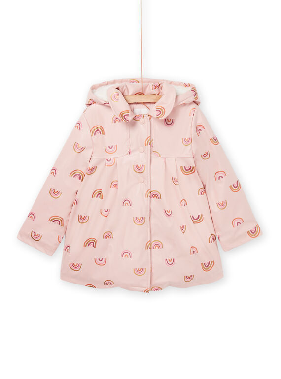 Abrigo impermeable con capucha con estampado de arcoíris PALEOIMPER / 22W901F2IMPD319