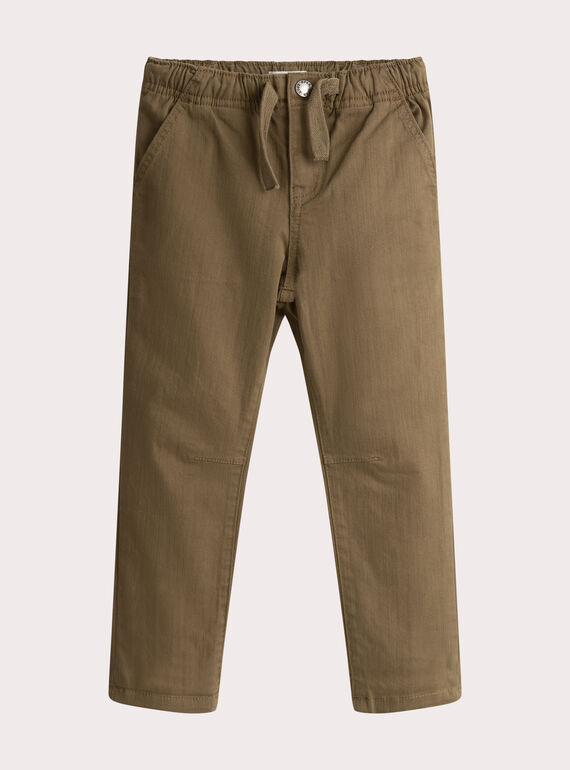 Pantalón marrón para niño  VOJOPAN1 / 24W902I1PANI815