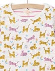 Camiseta reversible con estampado de leopardo y rayas para niña NAGATEE2 / 22S901O3TML001
